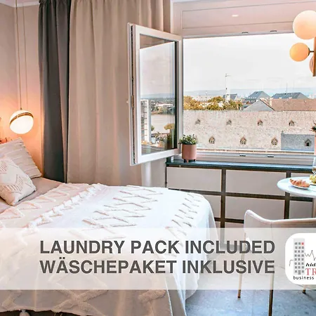 公寓 Hidden Treasure Mainz Altstadt - Rheinblick & Parkplatz Im Haus *