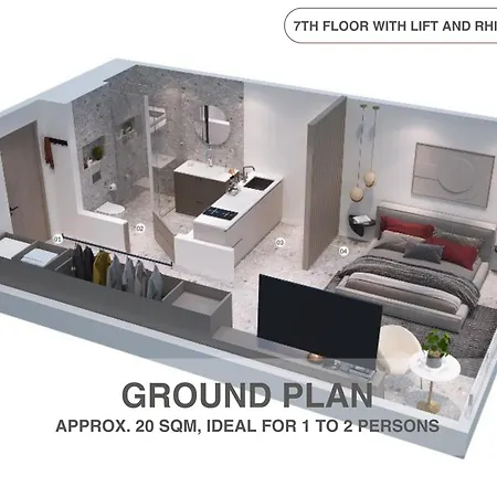 Hidden Treasure Apartment - Altstadt, Rheinblick Und Garage Inklusive