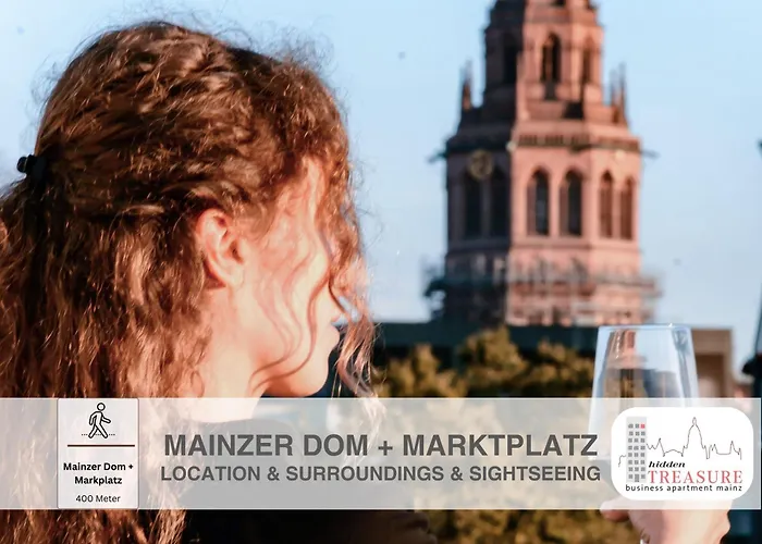 公寓 Hidden Treasure Mainz Altstadt - Rheinblick & Parkplatz Im Haus