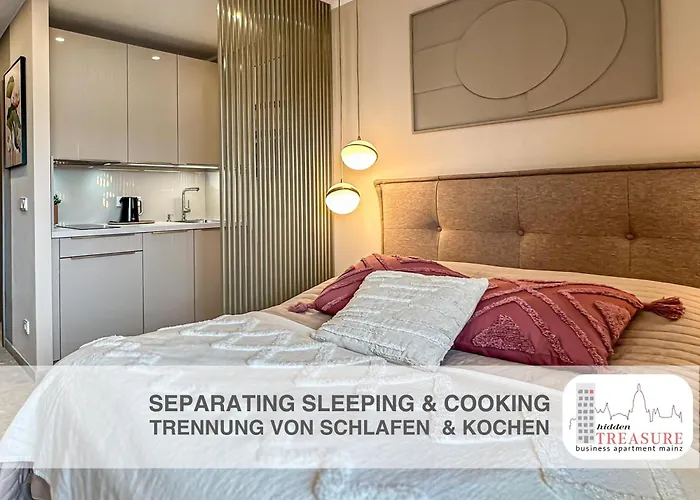 Hidden Treasure Mainz Altstadt - Rheinblick & Parkplatz Im Haus 美因茨