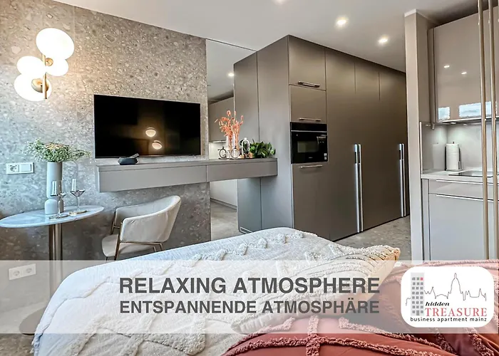 公寓 Hidden Treasure Mainz Altstadt - Rheinblick & Parkplatz Im Haus *